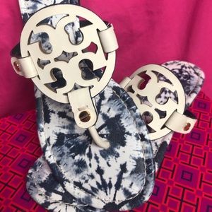 Tory Burch Miller Tie Dye printed footbed